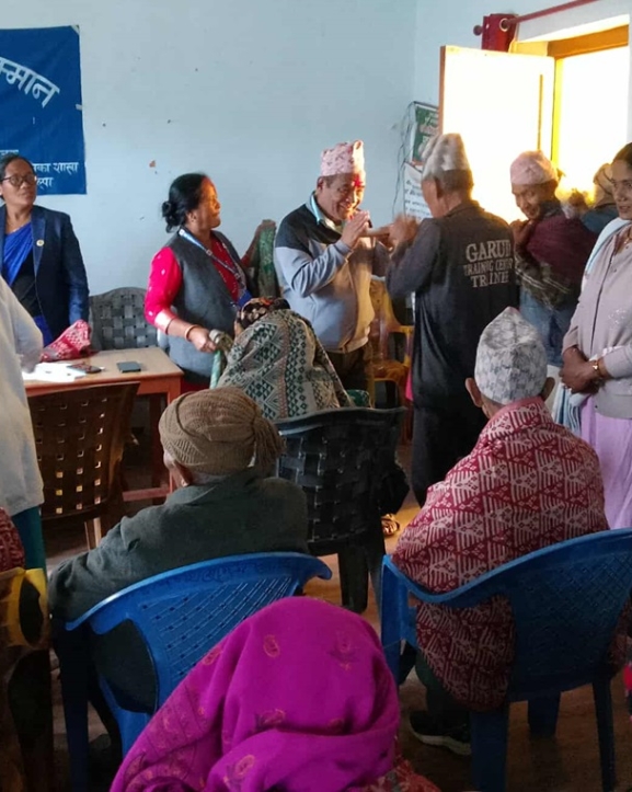 १३१ जना ज्येष्ठ नागरिक सम्मानित