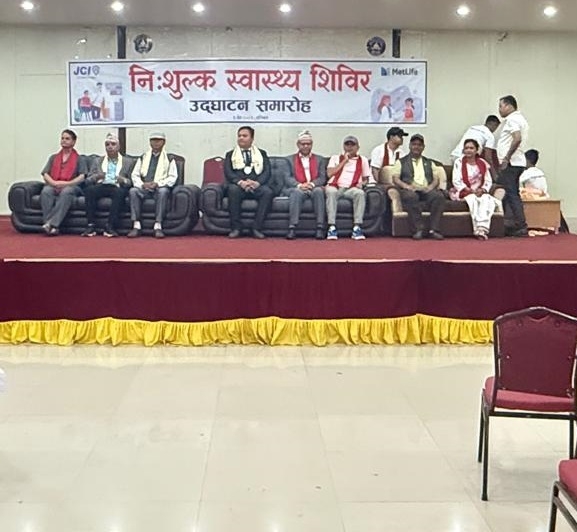 वीरेन्द्रनगरमा एकदिने निःशुल्क स्वास्थ्य शिविर सम्पन्न