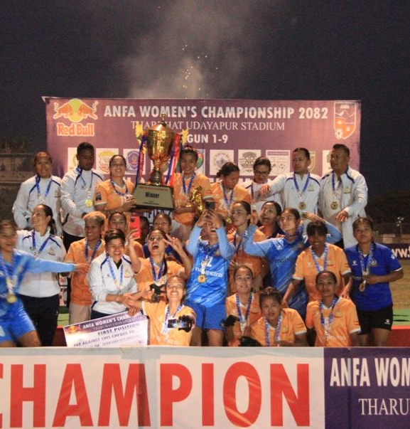 एपिएफलाई एन्फा महिला फुटबल च्याम्पियनसिपको उपाधि