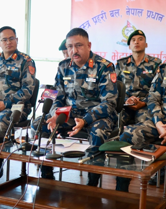 सशस्त्र प्रहरी प्रमुख अर्यालको तीन वर्षे उपलब्धिसँगै निर्वाचनलक्षित सुरक्षा रणनीति सार्वजनिक