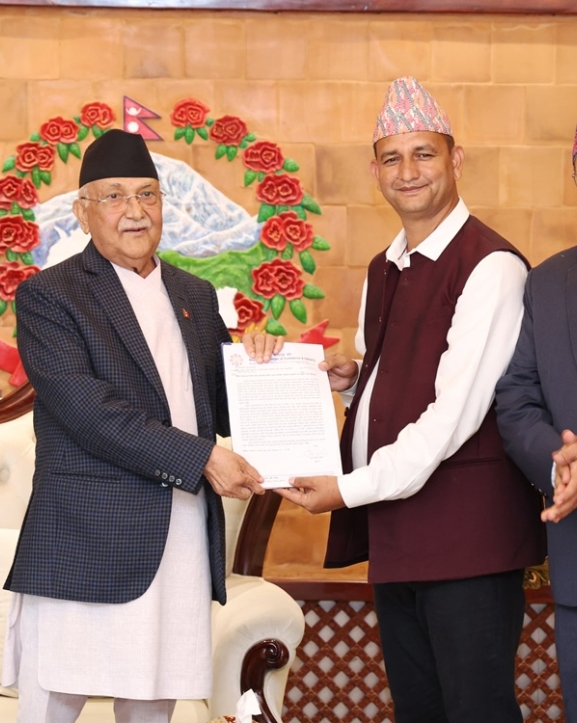 नेपालगञ्ज–नयाँ दिल्ली सिधा हवाइ उडानका लागि प्रधानमन्त्रीलाई ध्यानाकर्षण