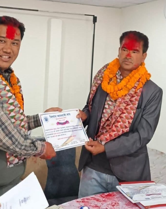 निर्माण व्यवसायी संघ बझाङमा नयाँ नेतृत्व