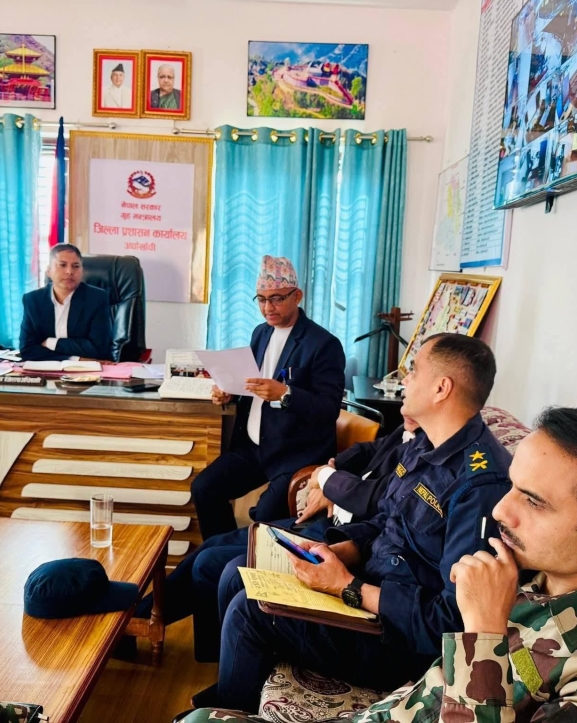 अर्घाखाँचीमा निर्वाचन तयारी पूरा, कर्मचारी मतदान स्थलतर्फ प्रस्थान