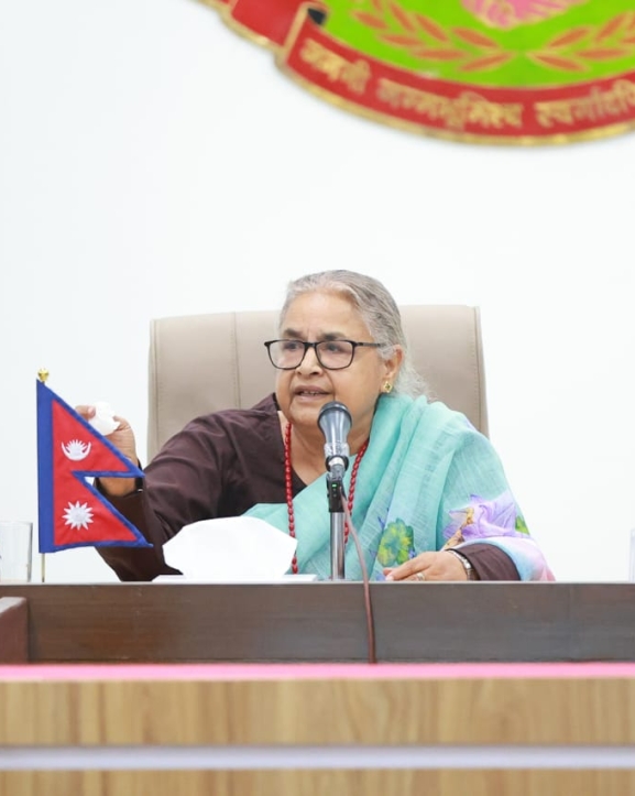 प्रधानमन्त्री कार्कीले भनिन् : ‘देश युवाले चलाएको हेर्ने इच्छा छ’