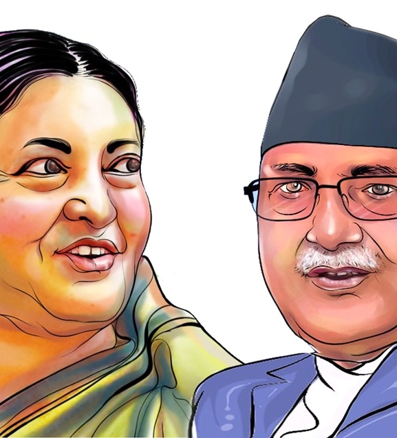 ओलीको आशीर्वाद खोज्न गुण्डु पुगेकी विद्याको ‘पार्टी प्रेम’