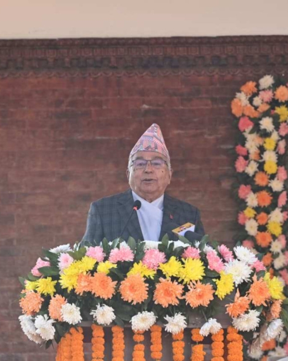 नागरिकको मुहारमा खुशी ल्याउनसक्ने विकास आजको आवश्यकताः राष्ट्रपति पौडेल