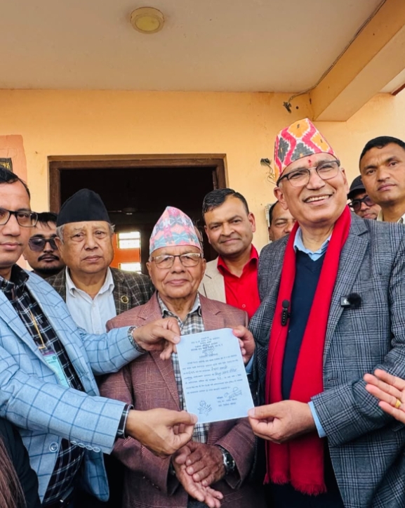 रुपन्देही-२ बाट विष्णु पौडेलले गराए उम्मेदवारी दर्ता