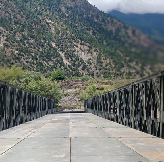 कालीगण्डकी नदीमा बेलिब्रिज जडान