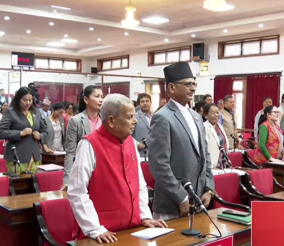 कार्यसूचीमा प्रवेश नगरी राष्ट्रिय सभाको बैठक स्थगित