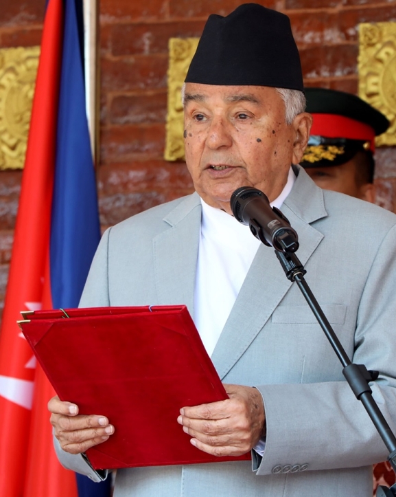 निर्वाचन लोकतन्त्रको मेरुदण्ड : राष्ट्रपति