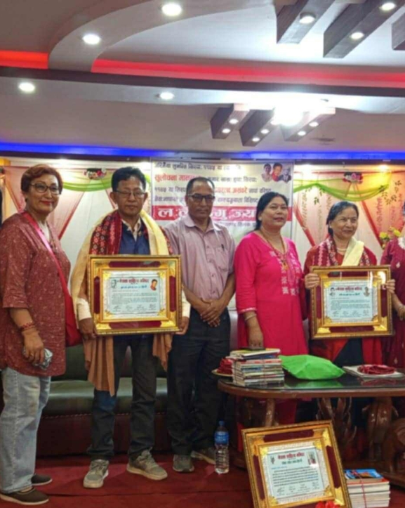 सुलोचना मानन्धरलाई ‘जरिमैयाँ साखः स्मृति पुरस्कार’