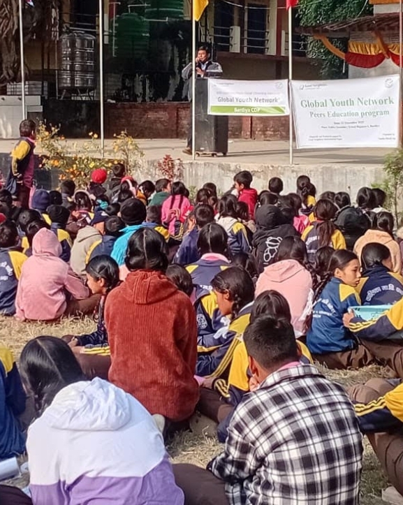 विद्यार्थीहरूले सुनाए जलवायु परिवर्तनका कारण र न्यूनीकरणका उपाय