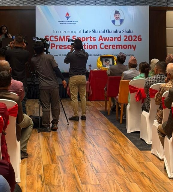 ओलम्पियन उमेश र क्रिकेटर सन्दीपलाई 'एससिएसएमएफ स्पोर्ट्स अवार्ड २०२६' प्रदान