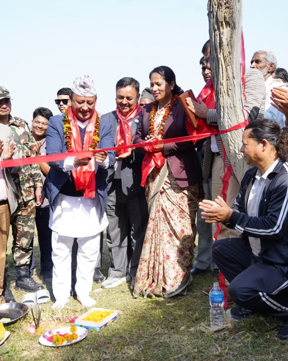 ऊर्जामन्त्री खड्काद्वारा शंकरपुर ताल सिँचाइ आयोजनाको शुभारम्भ