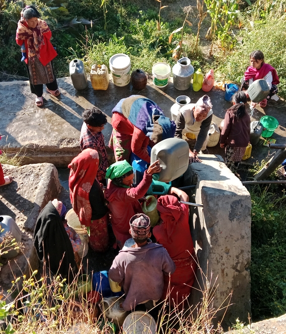 राराको काकाकुल बस्तीमा खानेपानी पुर्‍याउने योजनाको काम शुरु