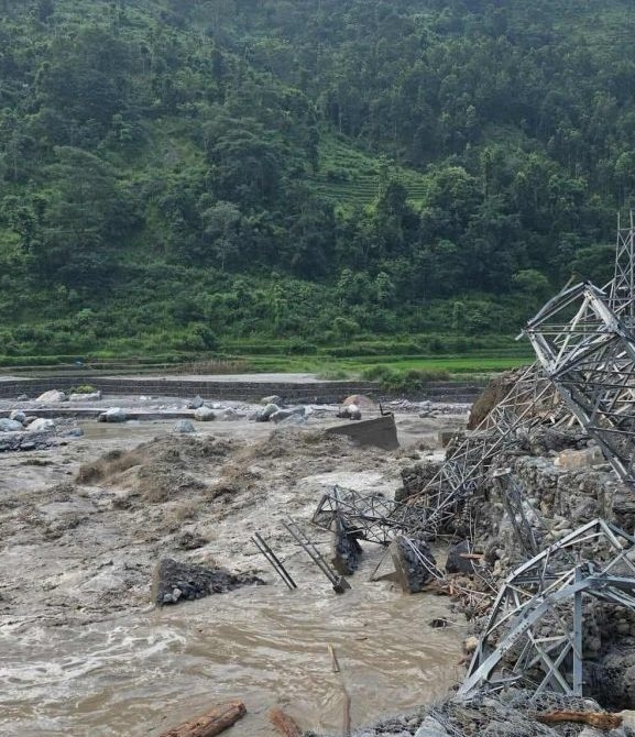 ल्हेन्दे खोलामा फेरि पनि बाढी, भोटेकोसी र त्रिशूली किनारमा हाइ अलर्ट जारी