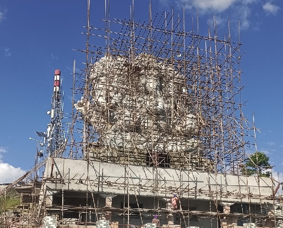 धार्मिक पर्यटकको नयाँ गन्तव्य सराङकोटको पञ्चमुखी गणेश मूर्ति