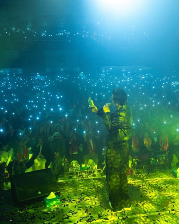 निरेम सांगीतिक उत्सवमा राजु लामाको प्रस्तुति, झुमे दर्शक