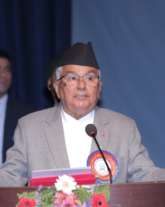 रोजगार बजारअनुसारको जनशक्तिको विकास गर्न जोड दिनुपर्छः राष्ट्रपति पौडेल