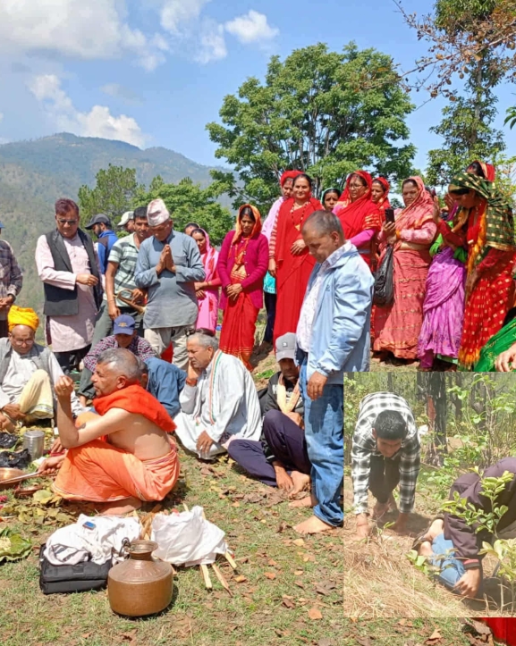डडेल्धुरामा गंगा दशहरा अवसरमा अनौठो परम्परा : बाघ र बाख्राको दौड