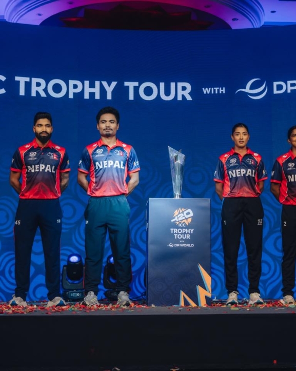 टी-२० विश्वकपमा नेपालले लगाउने जर्सी सार्वजनिक