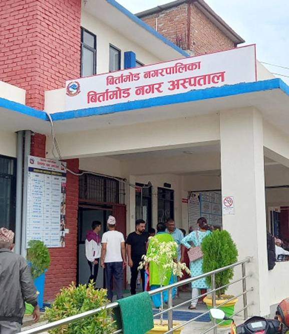 रूप फरिएपछि नगर अस्पतालमा बिरामीको चाप बढ्यो