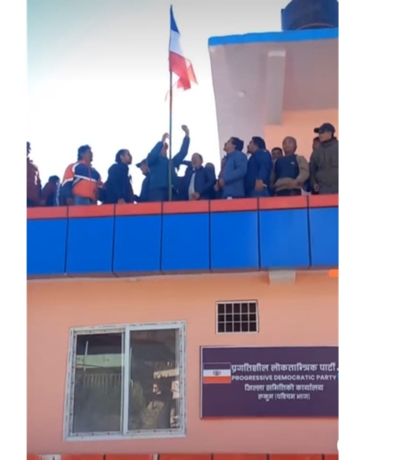 प्रलोपा रुकुम पश्चिमको पार्टी कार्यालय उद्घाटन