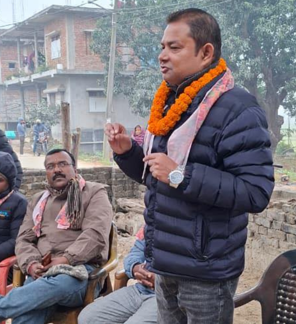 वीरगञ्ज महानगरपालिका उपप्रमुख आलमद्वारा विकास निर्माण कार्यको अनुगमन