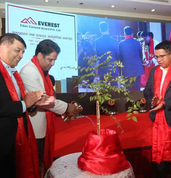 आइएमई ग्रुपले खोल्यो फाइबर सिमेन्ट बोर्ड उद्योग