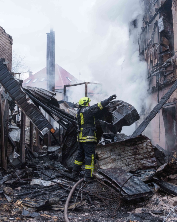 युक्रेनको राजधानीमा शक्तिशाली विस्फोट