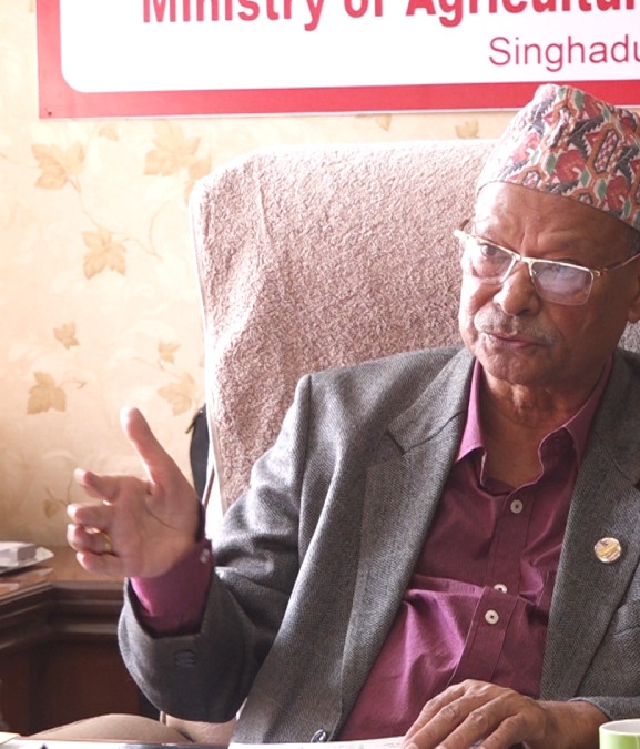 उखु किसानलाई प्रोत्साहन रकम ७५ रुपैयाँ भनेर ७० दिने गरिएको रहेछ : कृषिमन्त्री परियार