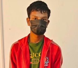 लागुऔषधसहित एक युवक पक्राउ