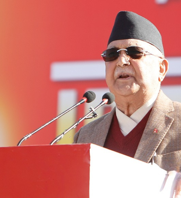 राष्ट्रपतिलाई ओलीको आग्रह– वर्तमान सरकारलाई बिदा गर्नुहोस् 