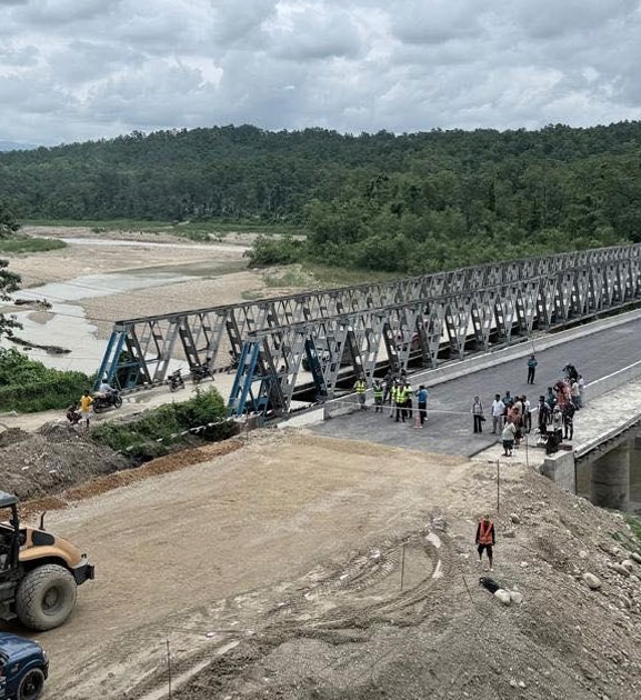नारायणघाट-बुटवल सडक: पूर्वी खण्डका पुल निर्माण सम्पन्न