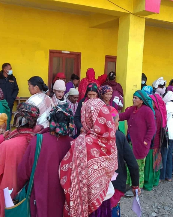 परिवर्तन गाउँपालिकामा निःशुल्क स्वास्थ्य शिविर 