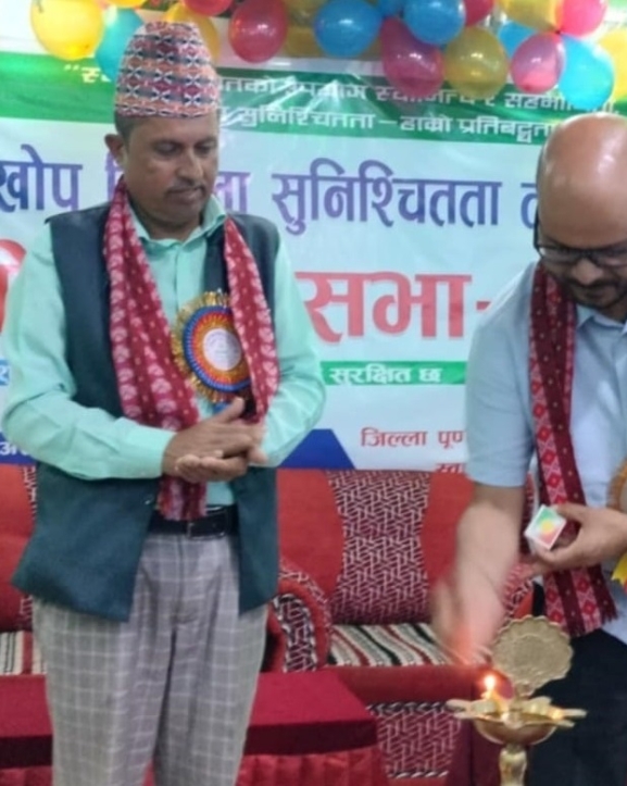 कैलाली पूर्ण खोप सुनिश्चित जिल्ला घोषणा