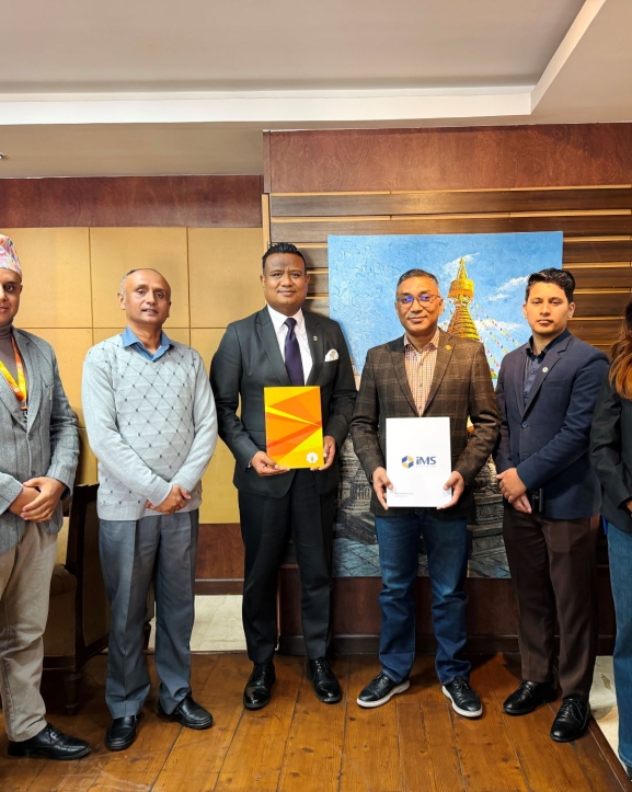 लक्ष्मी सनराइज बैंक र आइएमएस सफ्टवेयरबीच सहकार्य