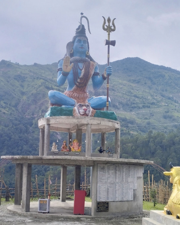लुम्बिनीमा बन्यो शिवको अग्लो  मूर्ति 