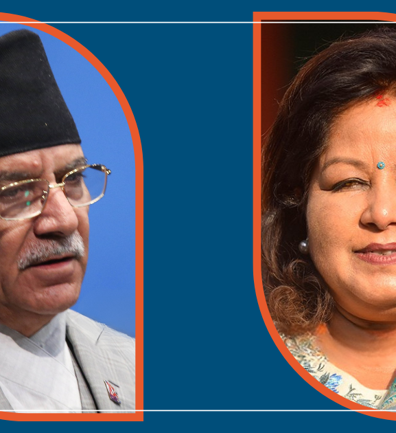 प्रचण्ड र आरजु भारतमा 