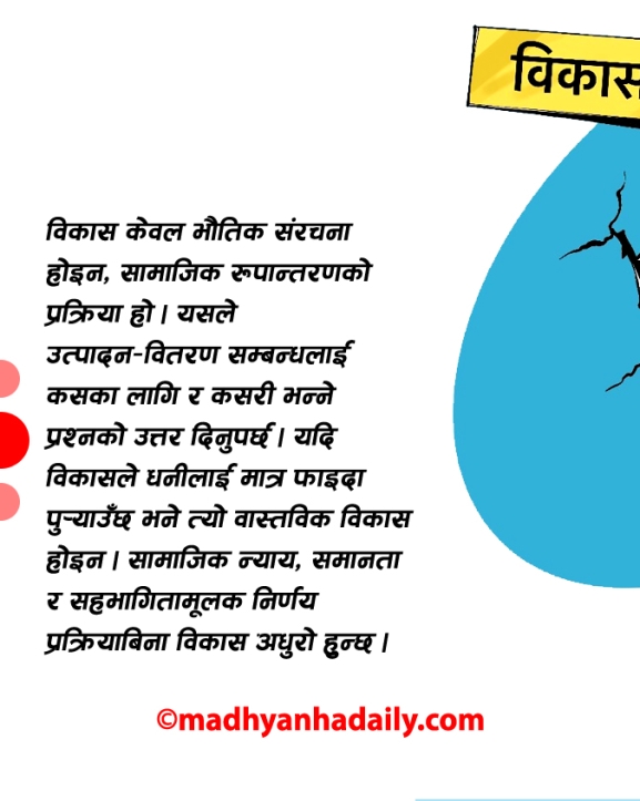 आत्मनिर्भर विकासको सवाल