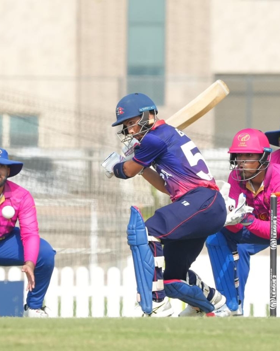 नेपालले युएईलाई दियो २४० रनको लक्ष्य