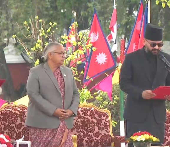 प्रधानमन्त्री बालेन शाहले लिए शपथ