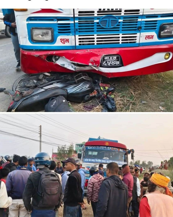 रौतहटमा सवारी दुर्घटनाः बाबुको मृत्यु, तीन सन्तान घाइते