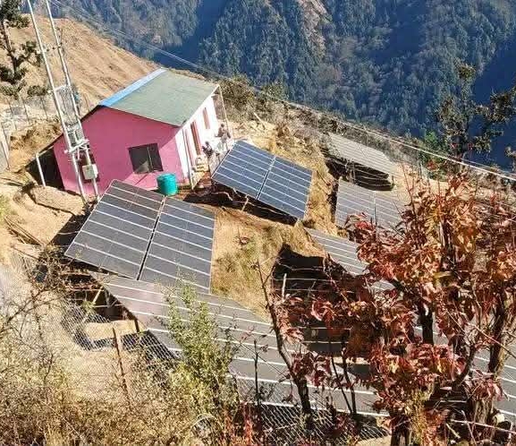 साइपालको काँडामा सौर्य मिनिग्रिड सञ्चालन, १४७ परिवार लाभान्वित