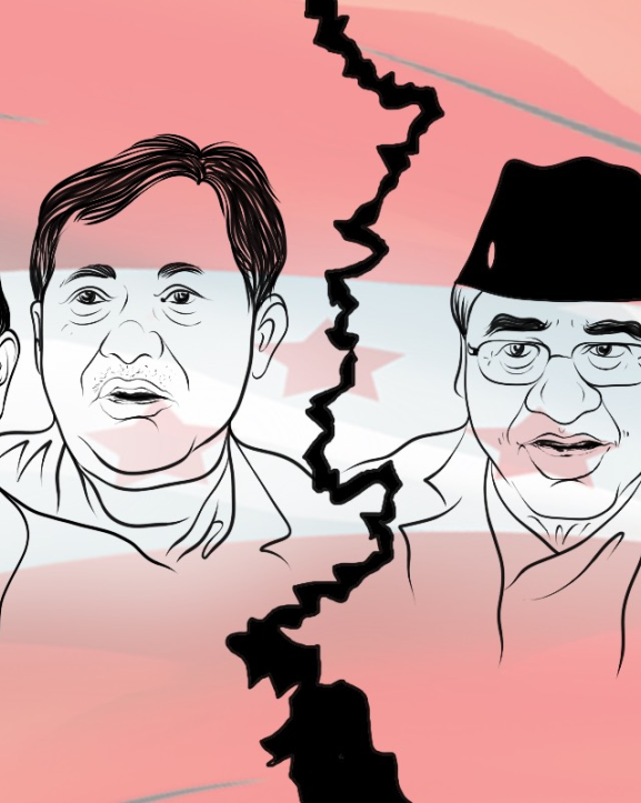 हठले फुट्यो कांग्रेस