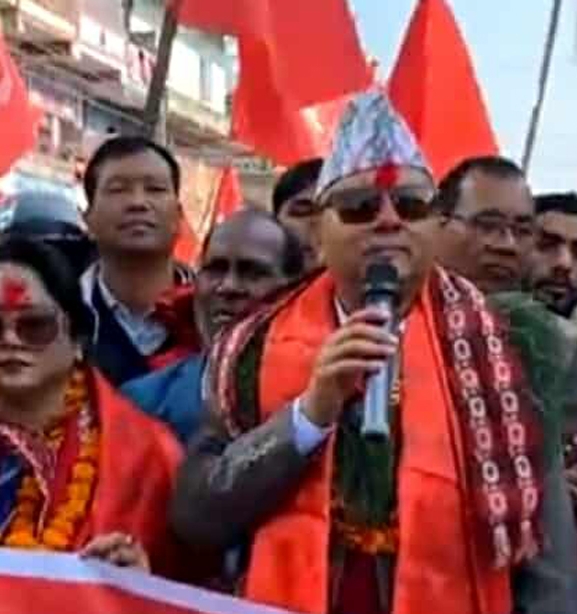 शंकर पोखरेलले दाङ-२ बाट गराए उम्मेदवारी दर्ता