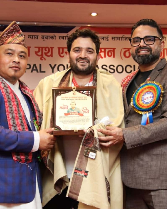 कतारमा मध्यान्हकर्मी पौडेल सम्मानित