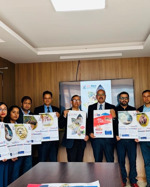 सन नेपाल लाइफको क्यालेन्डर लोकार्पण