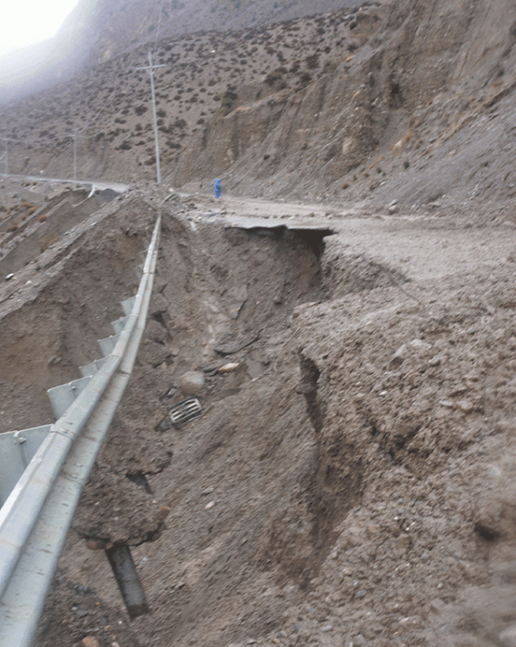 मुस्ताङमा बाढीपहिरोले यातायातमा समस्या, कोरला सडक खण्ड पूर्ण रूपमा अवरुद्ध
