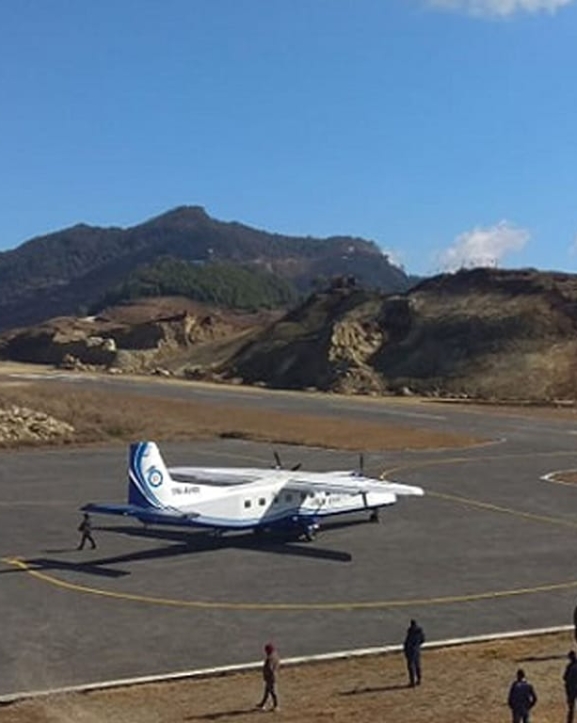 डोल्पाको जुफालमा अवतरणका क्रममा सीता एयरको विमानको चक्का फुत्कियो, सबै यात्रु सकुशल